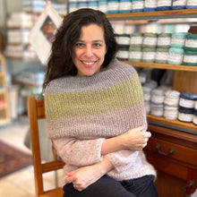 Load image into Gallery viewer, Kit | Saturday Shrug in Alpaca Silk Yak Yarn & KidSilk Mohair