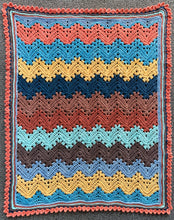 Load image into Gallery viewer, Kit | 6 Day Baby Blanket by Betty McKnit (Crocheted)