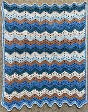 Load image into Gallery viewer, Kit | 6 Day Baby Blanket by Betty McKnit (Crocheted)