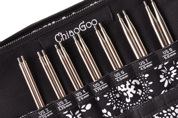 ChiaoGoo | [13 cm] TWIST™ Red Lace, Set of Knitting Needles – The