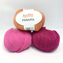 Load image into Gallery viewer, Katia Panama 100% Cotton Yarn, group of 3