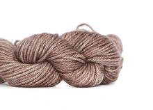 Load image into Gallery viewer, Nurturing Fibres. SuperTwist DK Yarn. 100% Merino Wool. Aged Leather.
