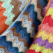 Load image into Gallery viewer, Kit | 6 Day Baby Blanket by Betty McKnit (Crocheted)