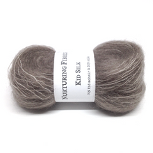 Load image into Gallery viewer, Nurturing Fibres Kid Silk Lace in Aged Leather