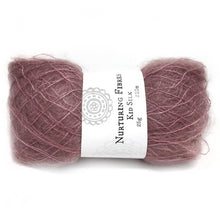 Load image into Gallery viewer, Nurturing Fibres Kid Silk Lace in Sangria