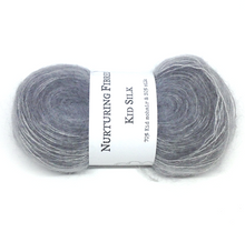 Load image into Gallery viewer, Nurturing Fibres Kid Silk Lace in Silver