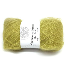 Load image into Gallery viewer, Nurturing Fibres Kid Silk Lace in Sunlit Kelp