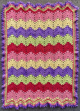 Load image into Gallery viewer, Kit | 6 Day Baby Blanket by Betty McKnit (Crocheted)