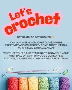 The Yarn Room | Crochet lessons