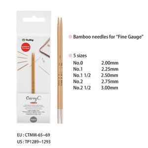 Tulip | [9.5cm] Carry C Fine Gauge Interchangeable Needles