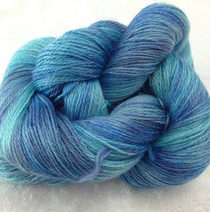 The Alpaca Yarn Company's Mariquita Hand Dyed Yarn in Kiddie Pool #552