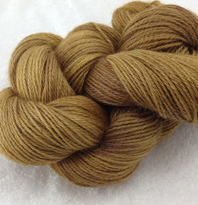 The Alpaca Yarn Company's Mariquita Hand Dyed Yarn in Winter Wheat #557