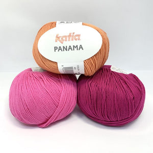 Katia Panama 100% Cotton Yarn, group of 3