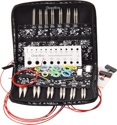 ChiaoGoo | [13 cm] TWIST™ Red Lace, Set of Knitting Needles – The