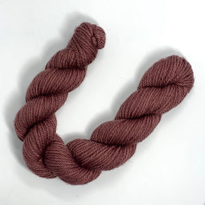 Nurturing Fibres | SuperTwist DK Yarn: 100% Merino Wool. Rosewood