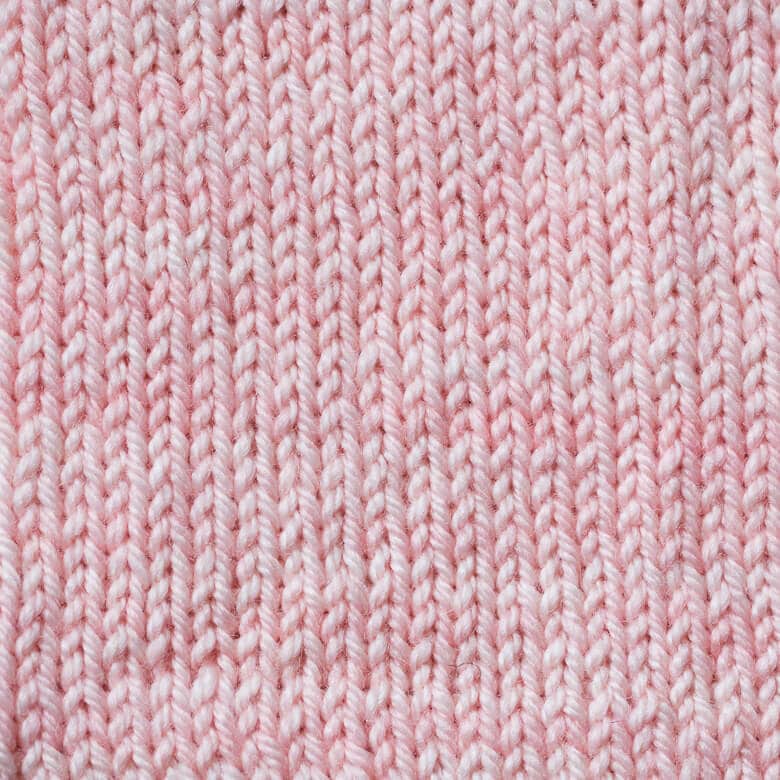 Sweet Georgia Flaxen Silk Fine, Knitted swatch in Apricot