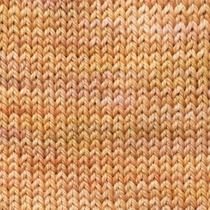 Sweet Georgia Flaxen Silk Fine, Knitted swatch in Biscuit
