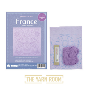 Tulip Sashiko Kit: France Cradle of Happiness