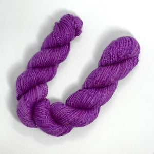 Nurturing Fibres | SuperTwist DK Yarn: 100% Merino Wool. Amethyst.