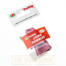 Load image into Gallery viewer, Tulip | Faux Leather Pink Thimbles