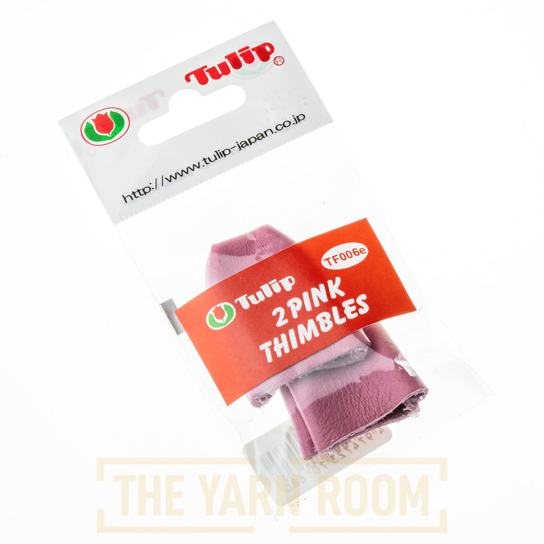 Tulip | Faux Leather Pink Thimbles
