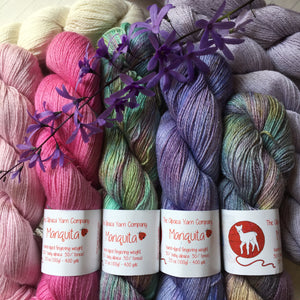 The Alpaca Yarn Company's Mariquita Hand Dyed Yarn full skeins 