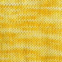 Load image into Gallery viewer, Sweet Georgia Flaxen Silk Fine, Knitted swatch in Lemon Curd