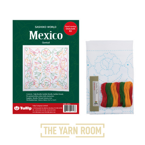 Tulip | Sashiko World Kits: Mexico Quetzal