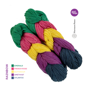 Stripy Sock Yarn Set | A 5-Color Merino Adventure
