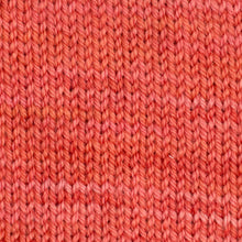Load image into Gallery viewer, Sweet Georgia Flaxen Silk Fine, Knitted swatch in Tangerine