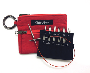 ChiaoGoo's Interchangeable Needles SHORTIES SET RED